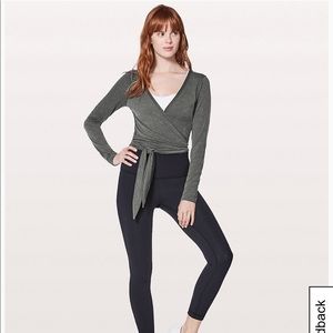 Lulu lemon “Tied to It” Wrap Top